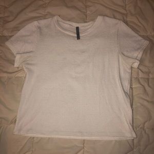 White crop top